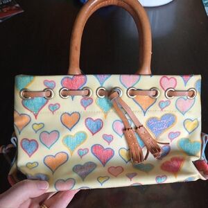 Dooney & Bourke Yellow Heart Satchel